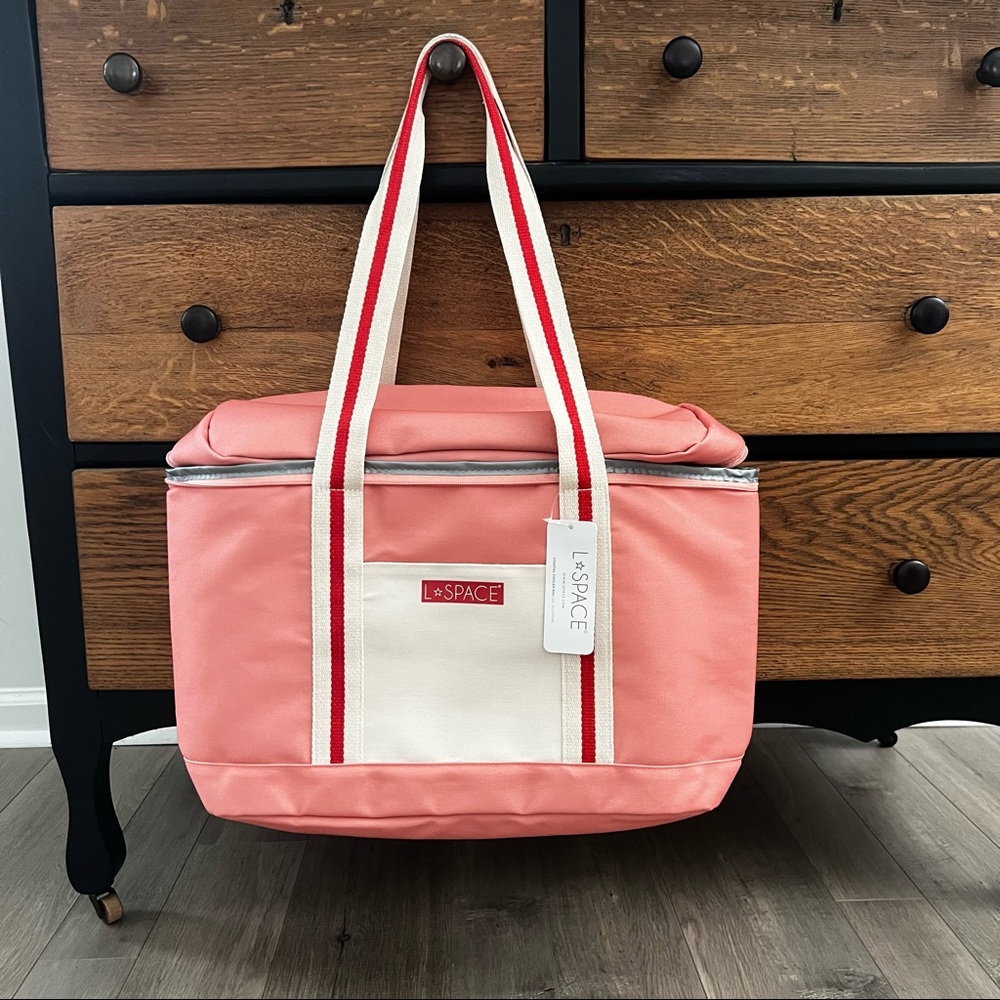 NEW. L*Space Canvas Cooler Tote
